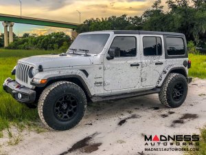 Jeep Wrangler JL Custom Wheels by Black Rhino - 18 x 9.5 - Overland - Matte Black Jeep Wrangler JL Custom Wheels by Black Rhino - 18 x 9.5 - Overland - Matte Black